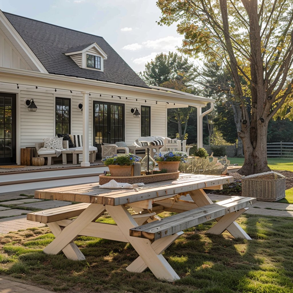 A Guide to Outdoor Farmhouse Tables - A Cottage in the City