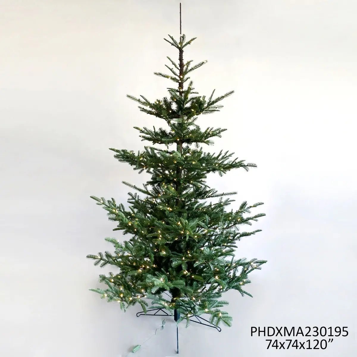 10' Noble Fir Tree With Lights - A Cottage in the City