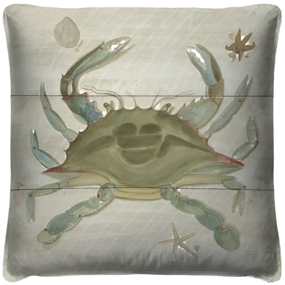 Crab Throw Pillow