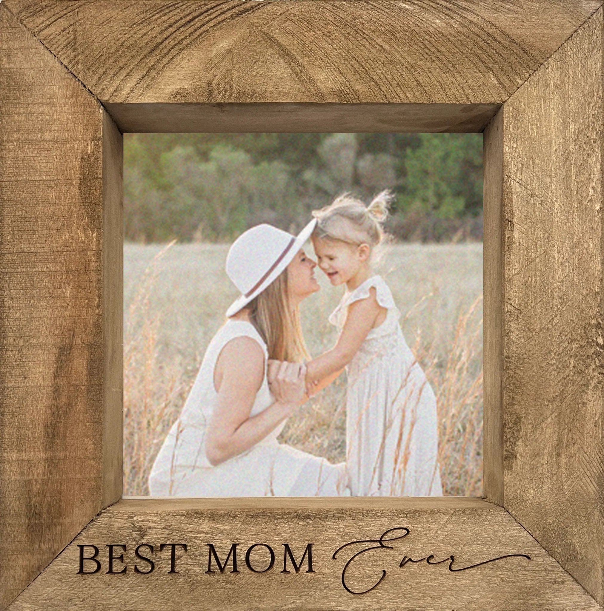 Mother's Day Engraved Timberwood Photo Frame