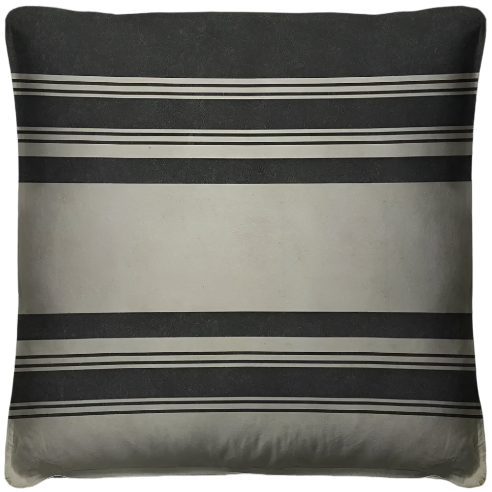 Pattern 50 Organic Stripes Black & White Pillow