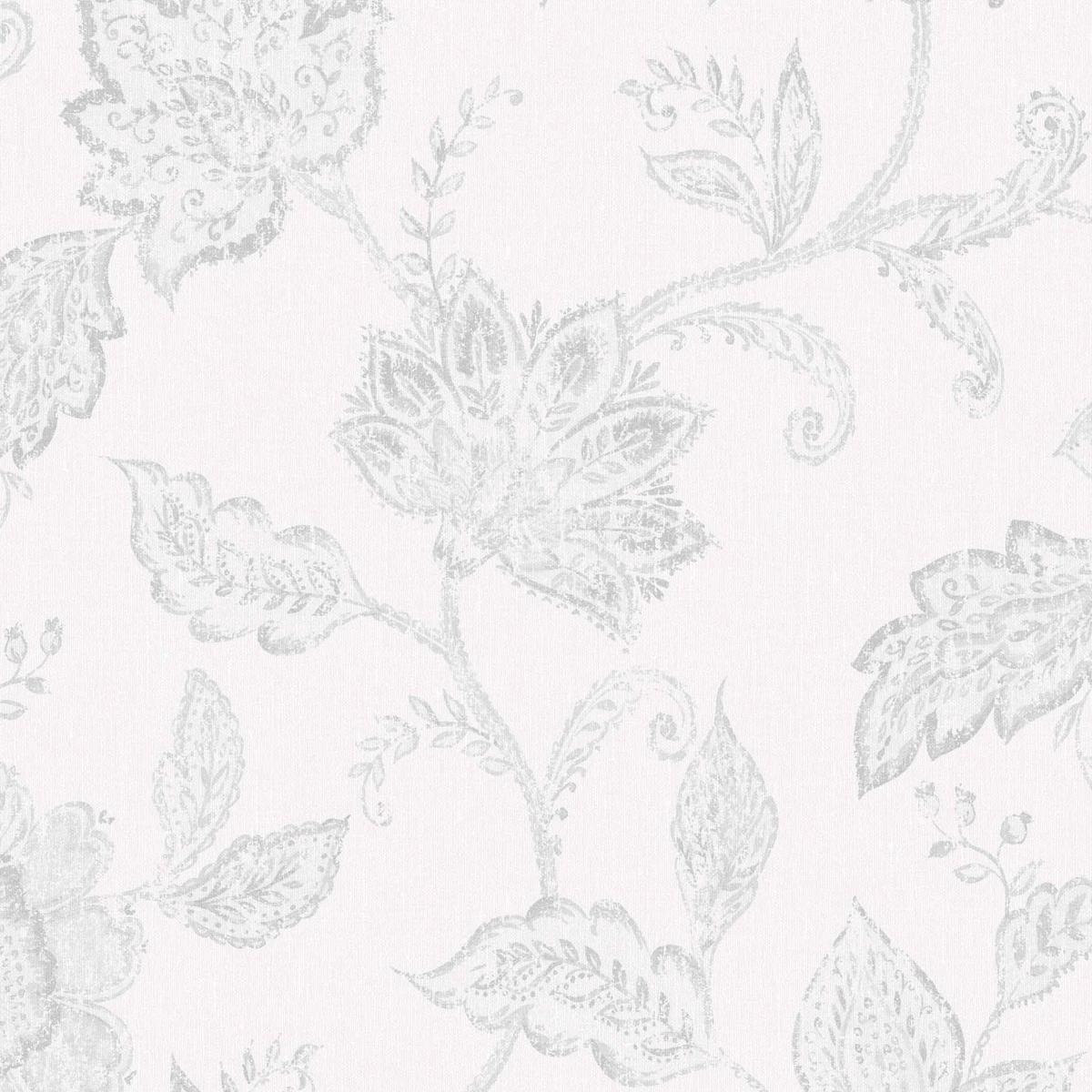 Schumacher Indigo Bloom Wallpaper