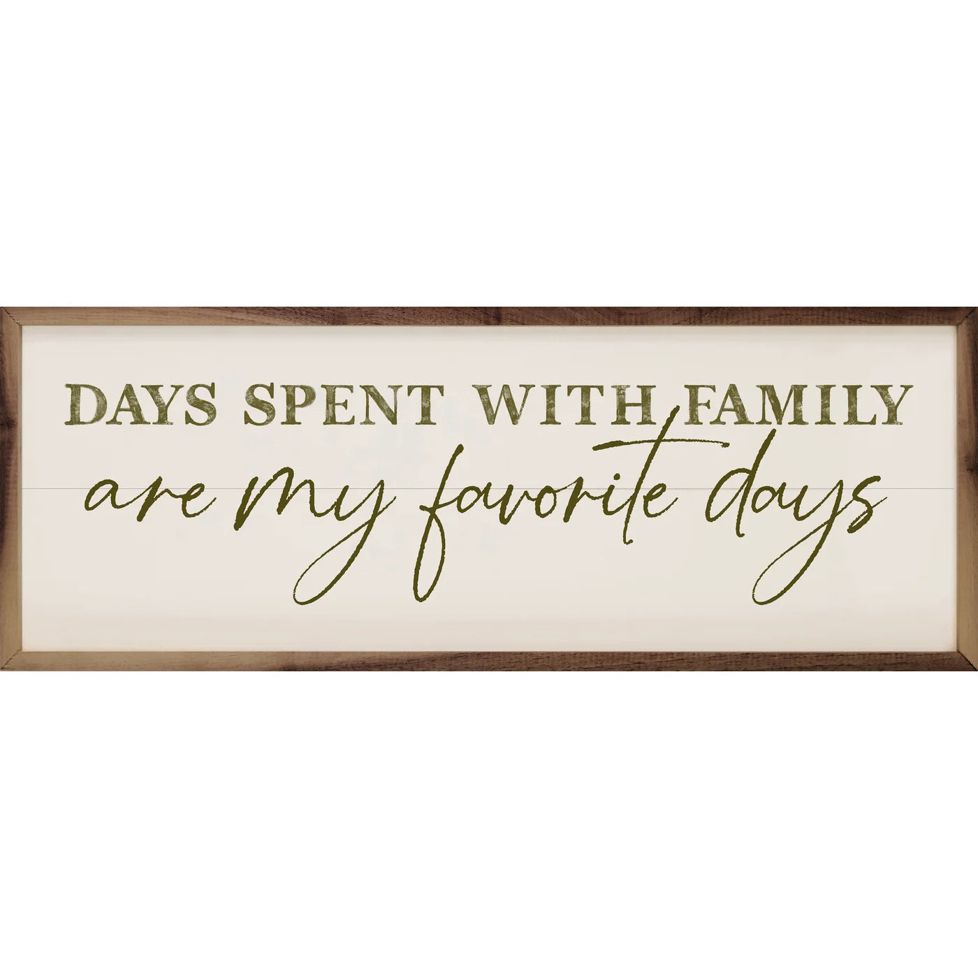 My Favorite Days Wood Framed Print