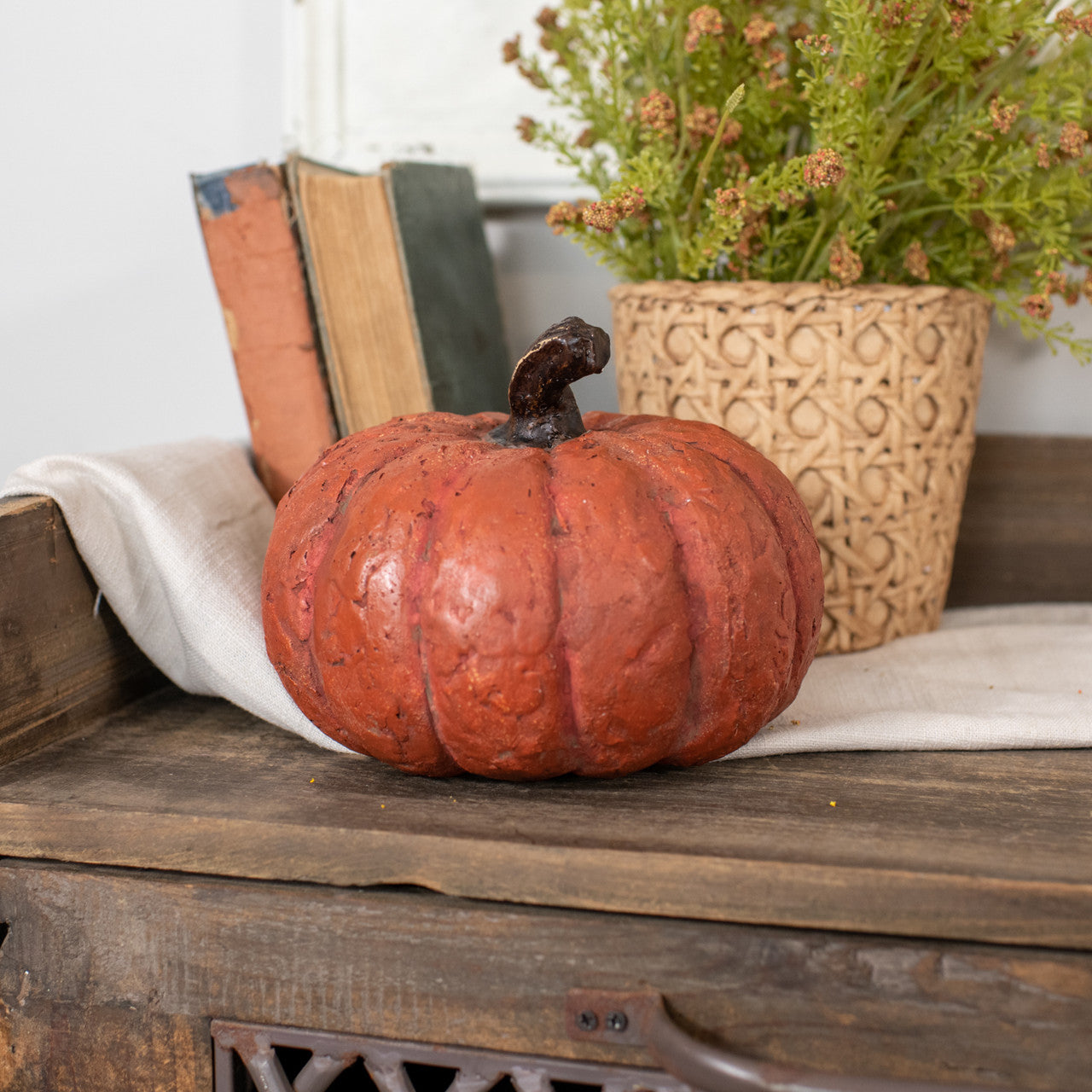 Orange Mache Pumpkin