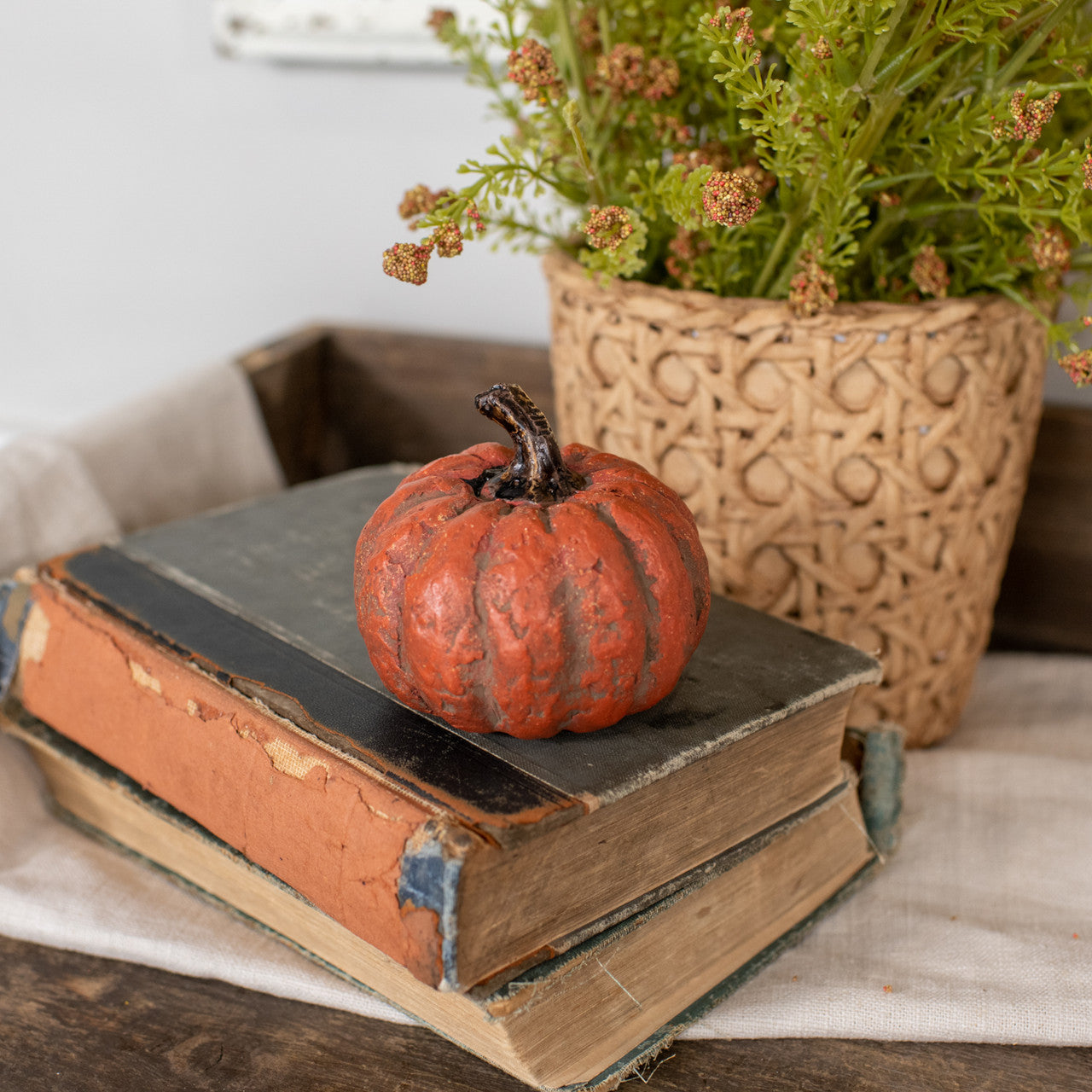 Orange Mache Pumpkin