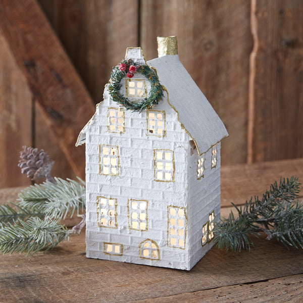 Snowy House Luminary