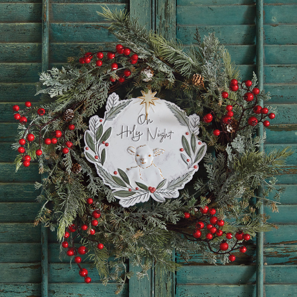 Metal Wreath Ornament