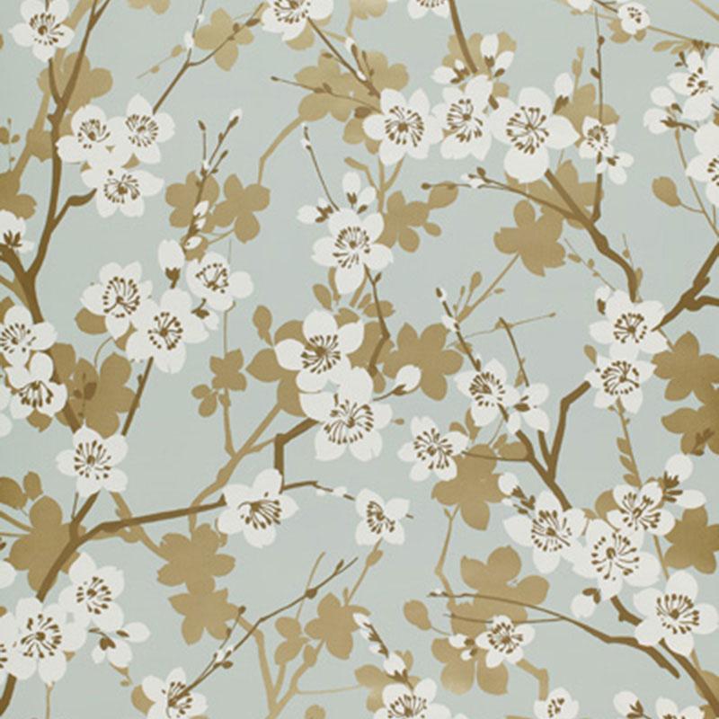 Schumacher Ming Cherry Blossom Wallpaper