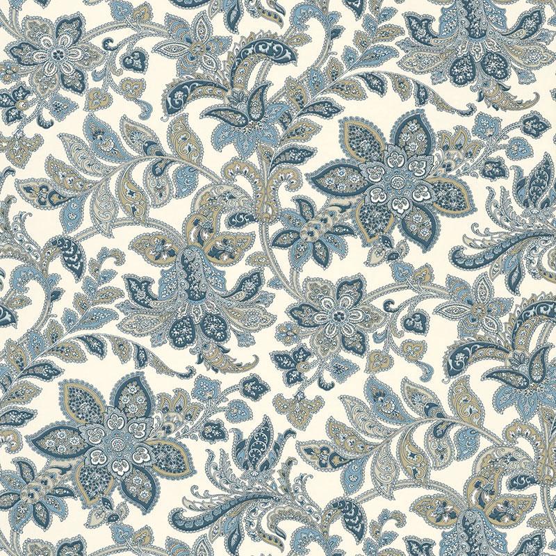 Schumacher Corsini Paisley Wallpaper