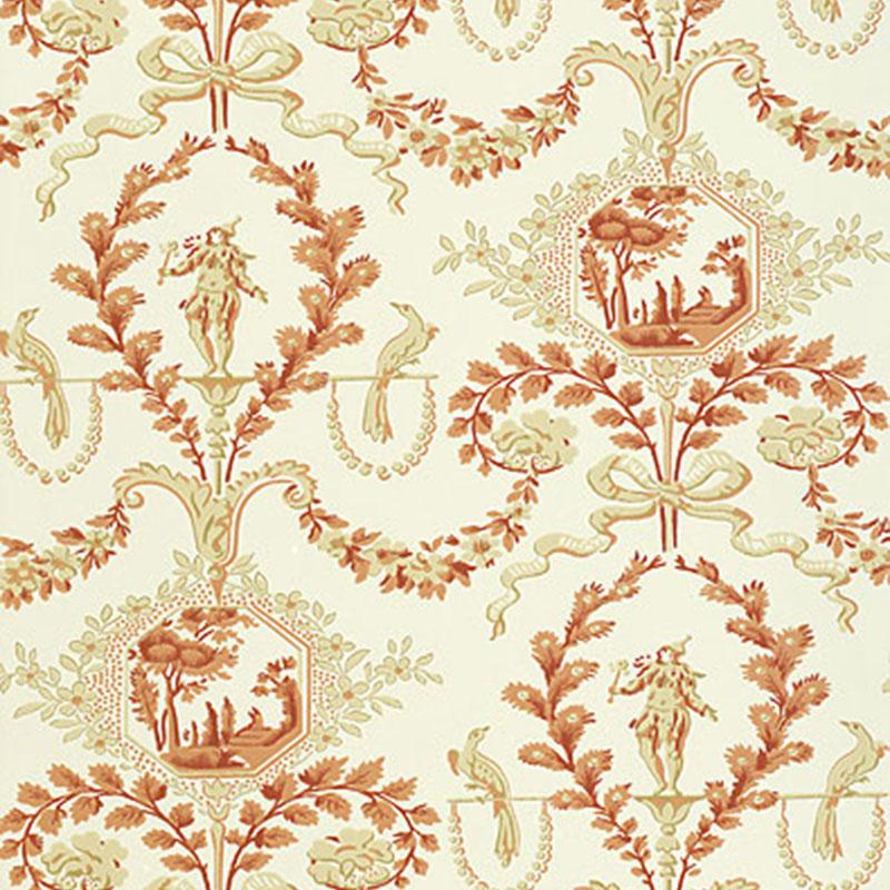 Schumacher Jester Arabesque Wallpaper