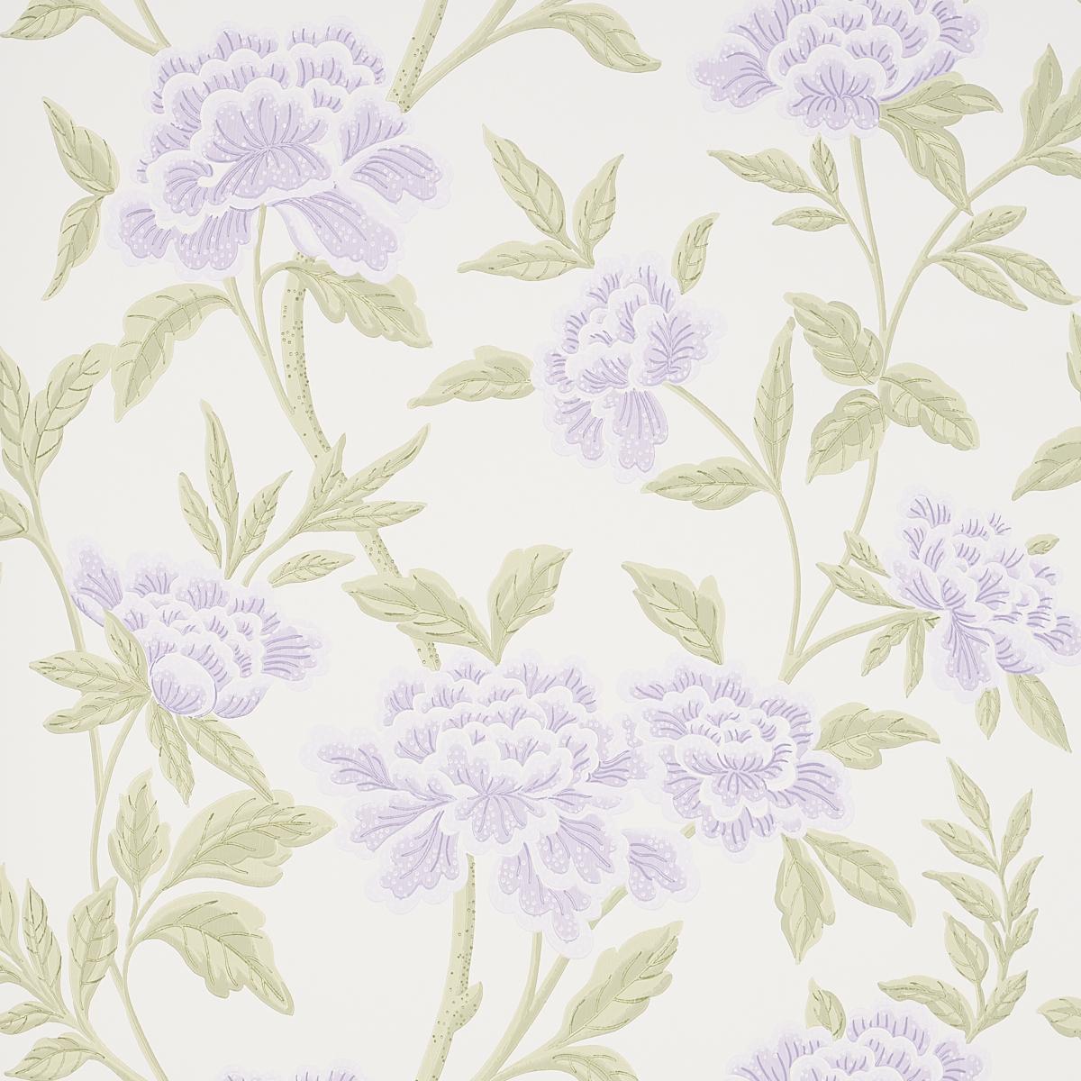 Schumacher Whitney Floral Wallpaper