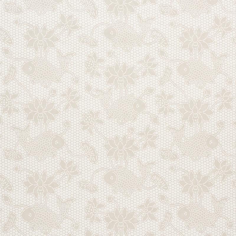 Schumacher Lotus Batik Wallpaper