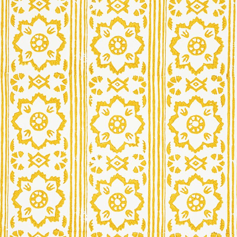 Schumacher Sunda Hand Blocked Print Wallpaper