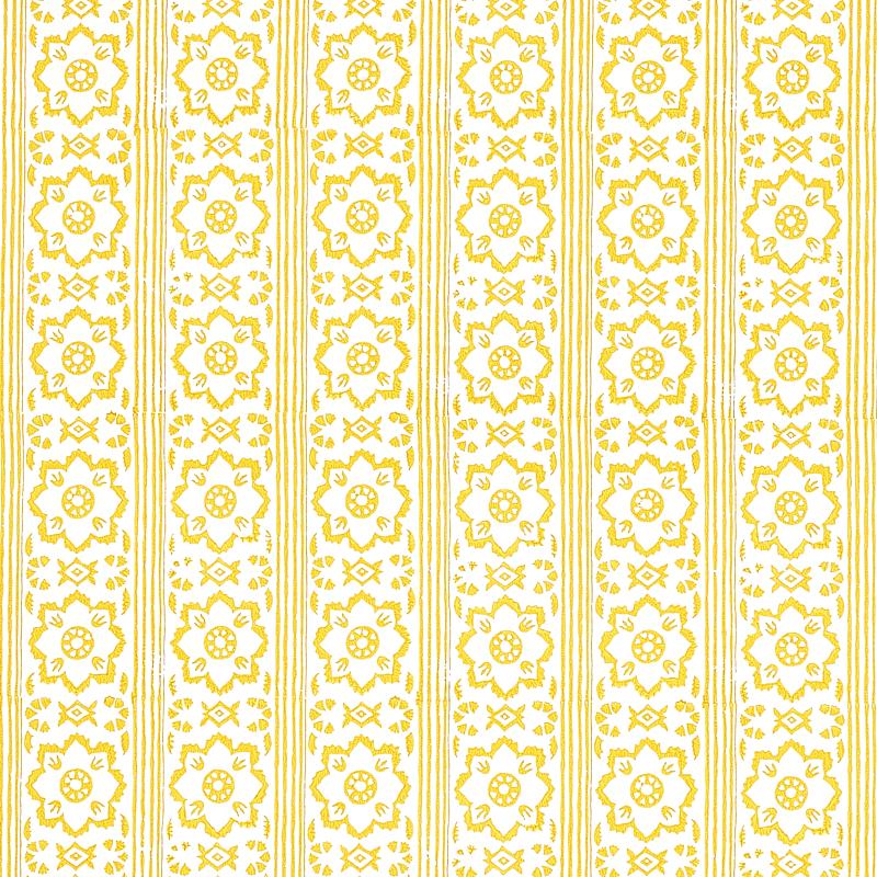 Schumacher Sunda Hand Blocked Print Wallpaper