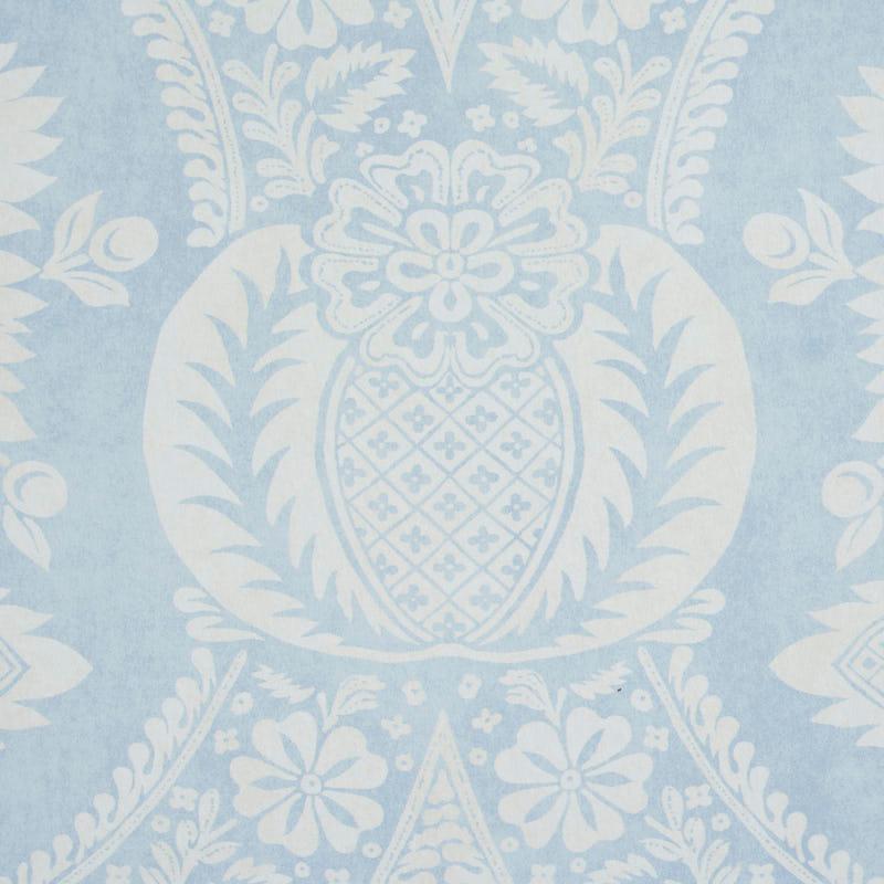 Schumacher Villandry Damask Print Wallpaper