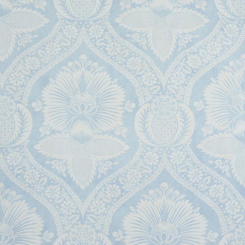 Schumacher Villandry Damask Print Wallpaper