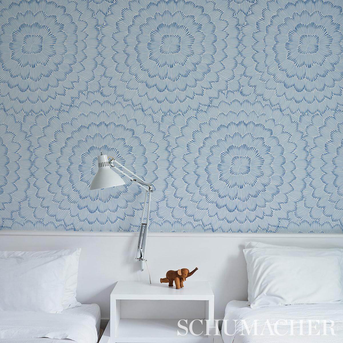 Schumacher Feather Bloom Wallpaper