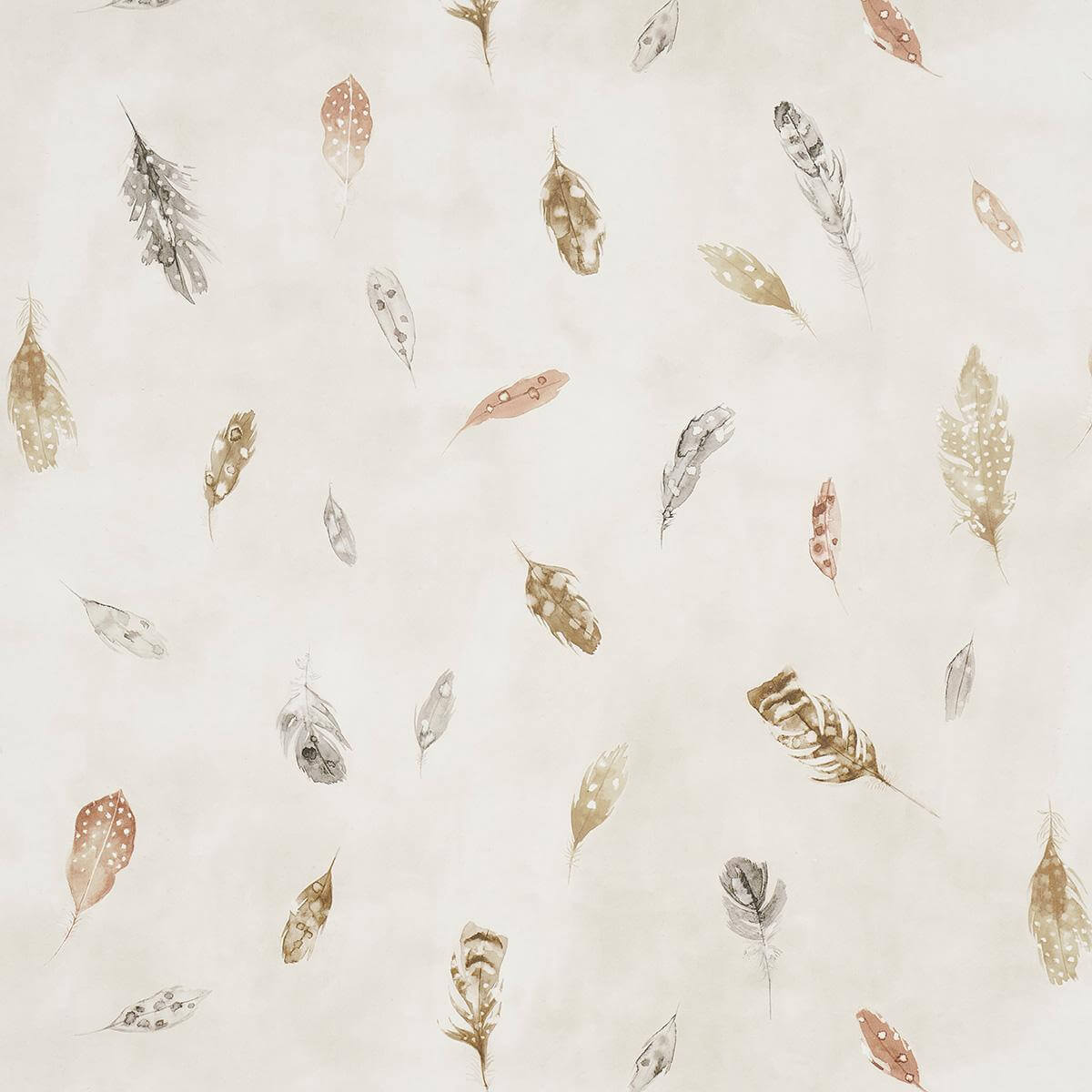 Schumacher Woodland Feathers Wallpaper