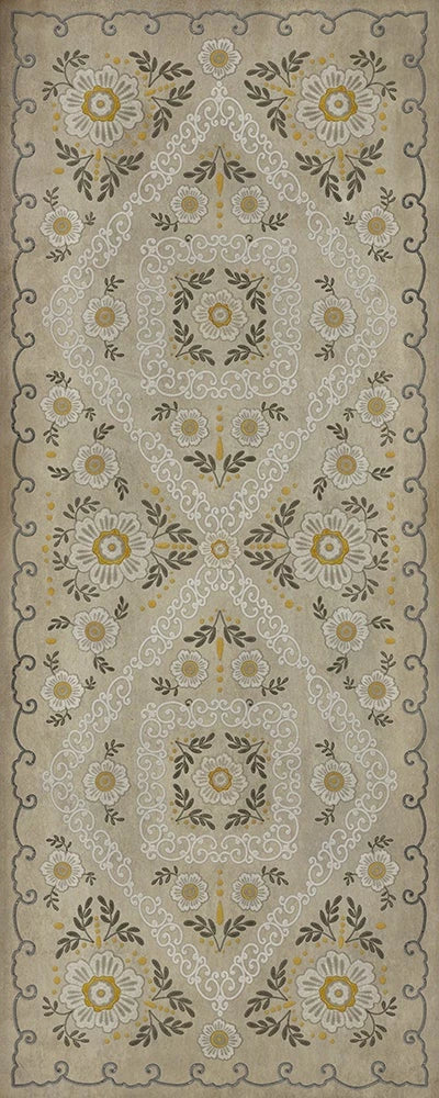 Pattern 69 Charmed To Meet You Vinyl Floor Cloth