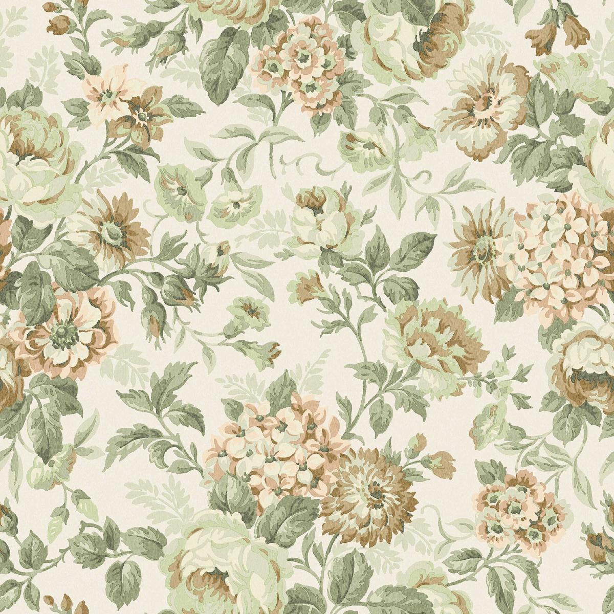 Schumacher Hortensia Wallpaper