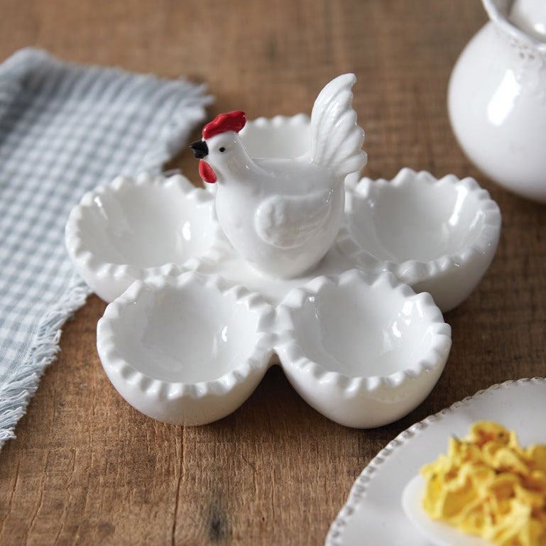 Rooster Egg Holder