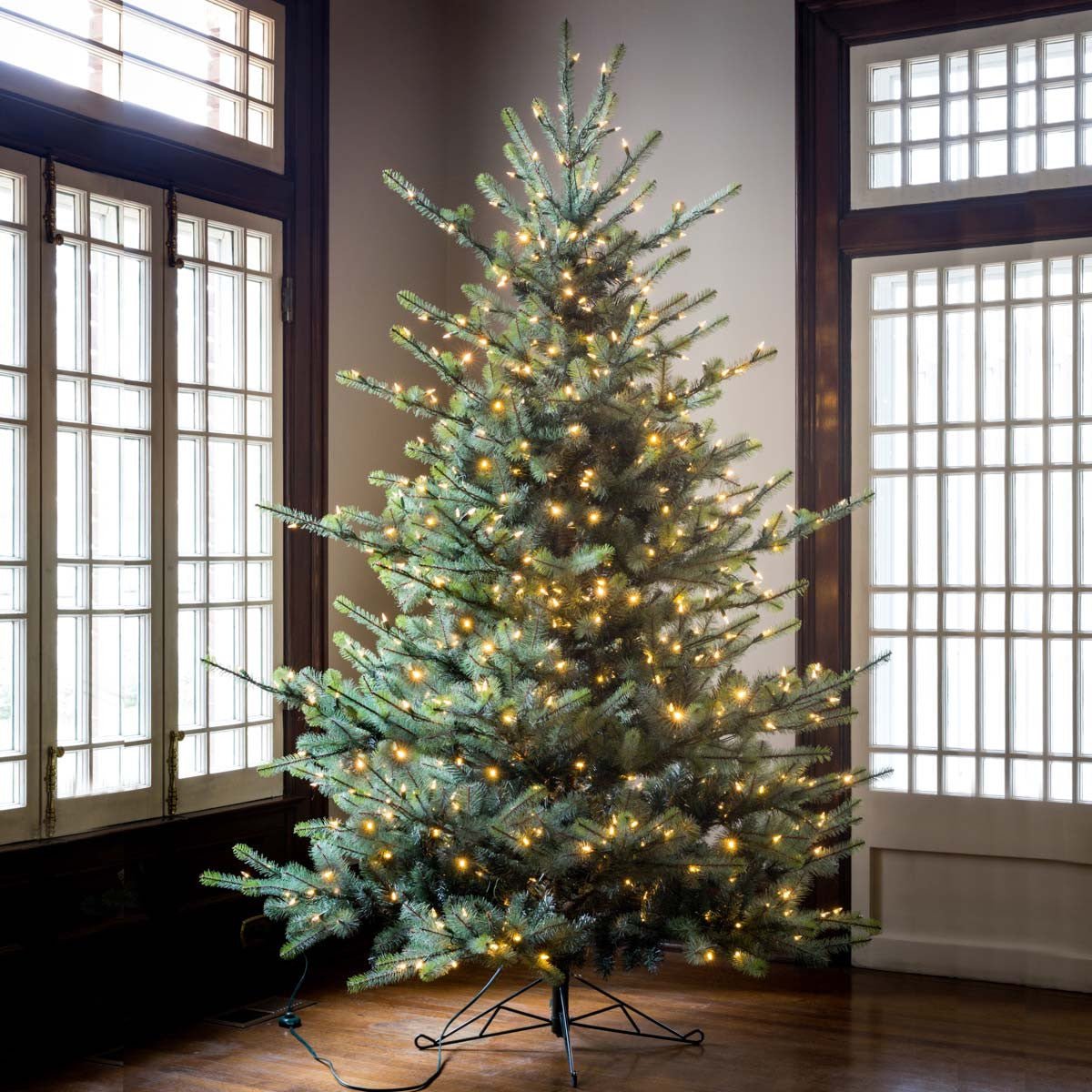 7.5&#39; Park Hill Blue Spruce LED Clear/Multi - Color Option - A Cottage in the City