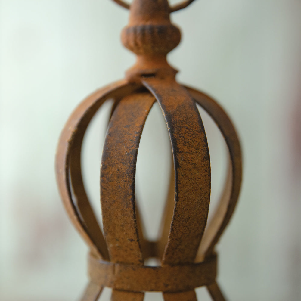 Rustic Finial Lantern Set