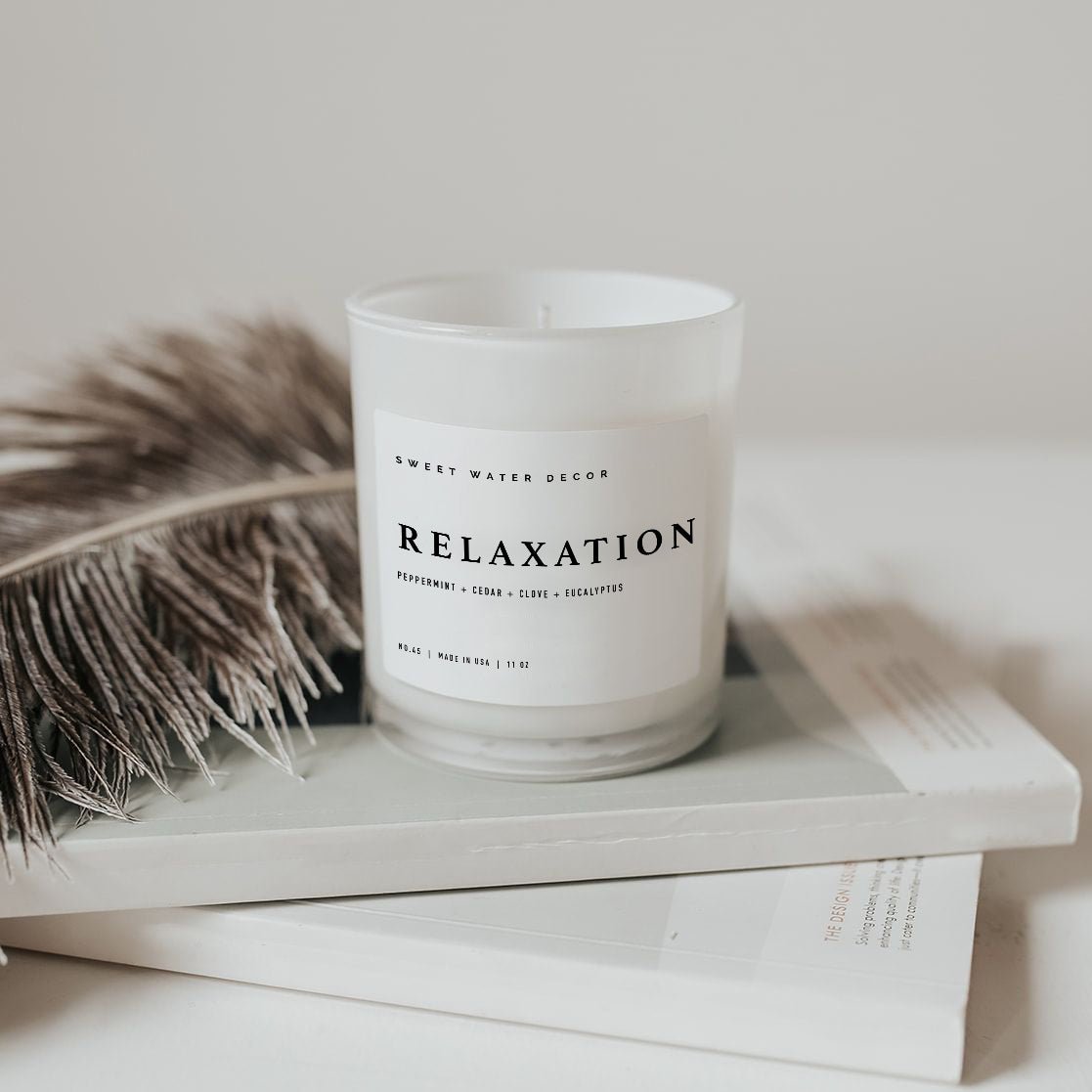 Relaxation White Jar Candle