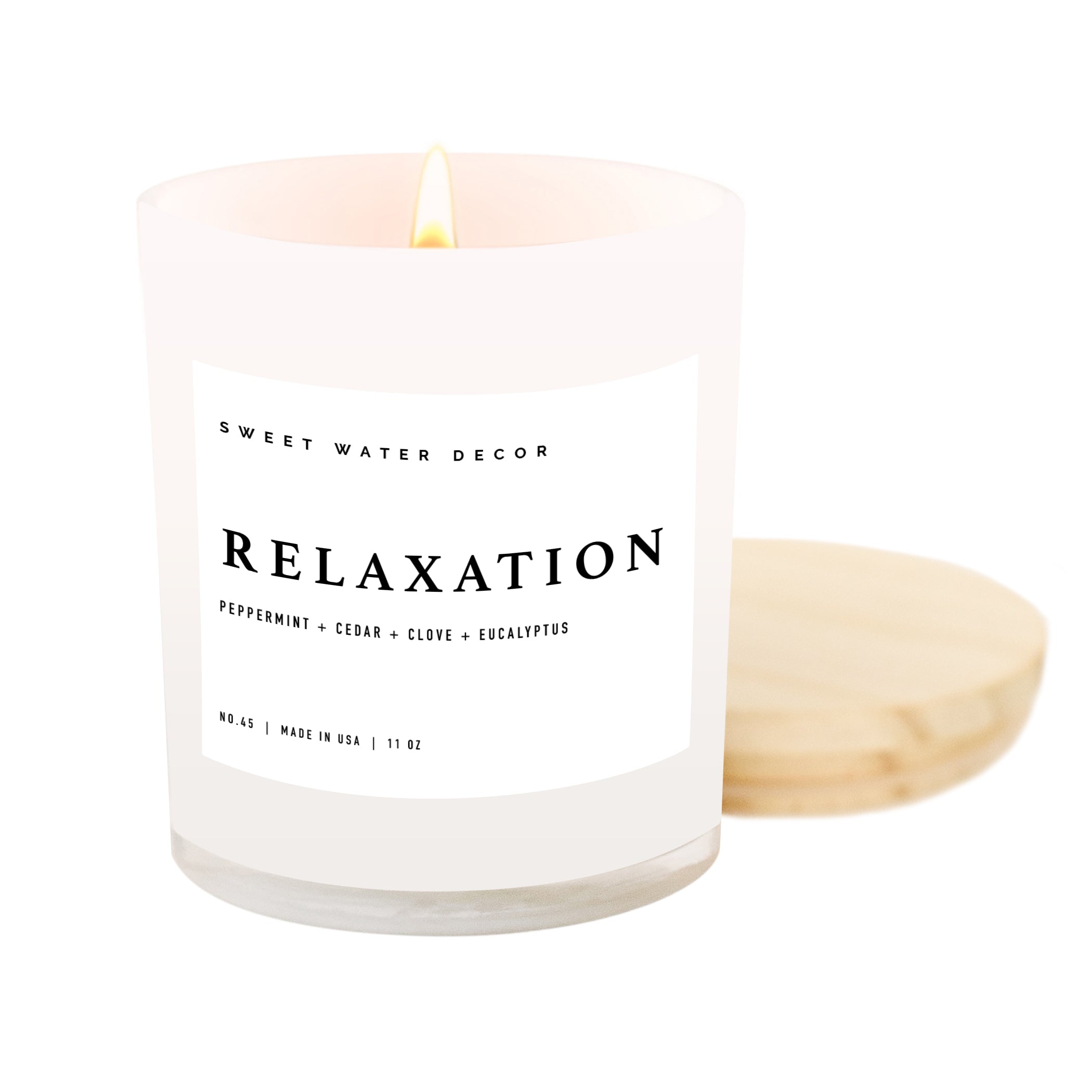 Relaxation White Jar Candle