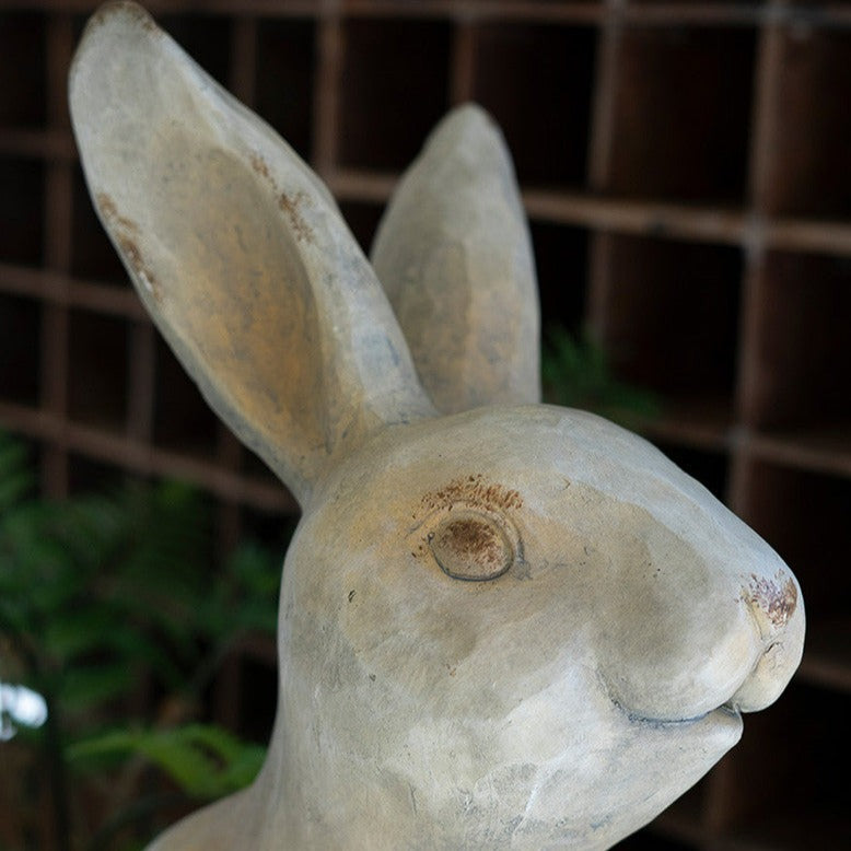 Faux Concrete Rabbit Shelf Sitter