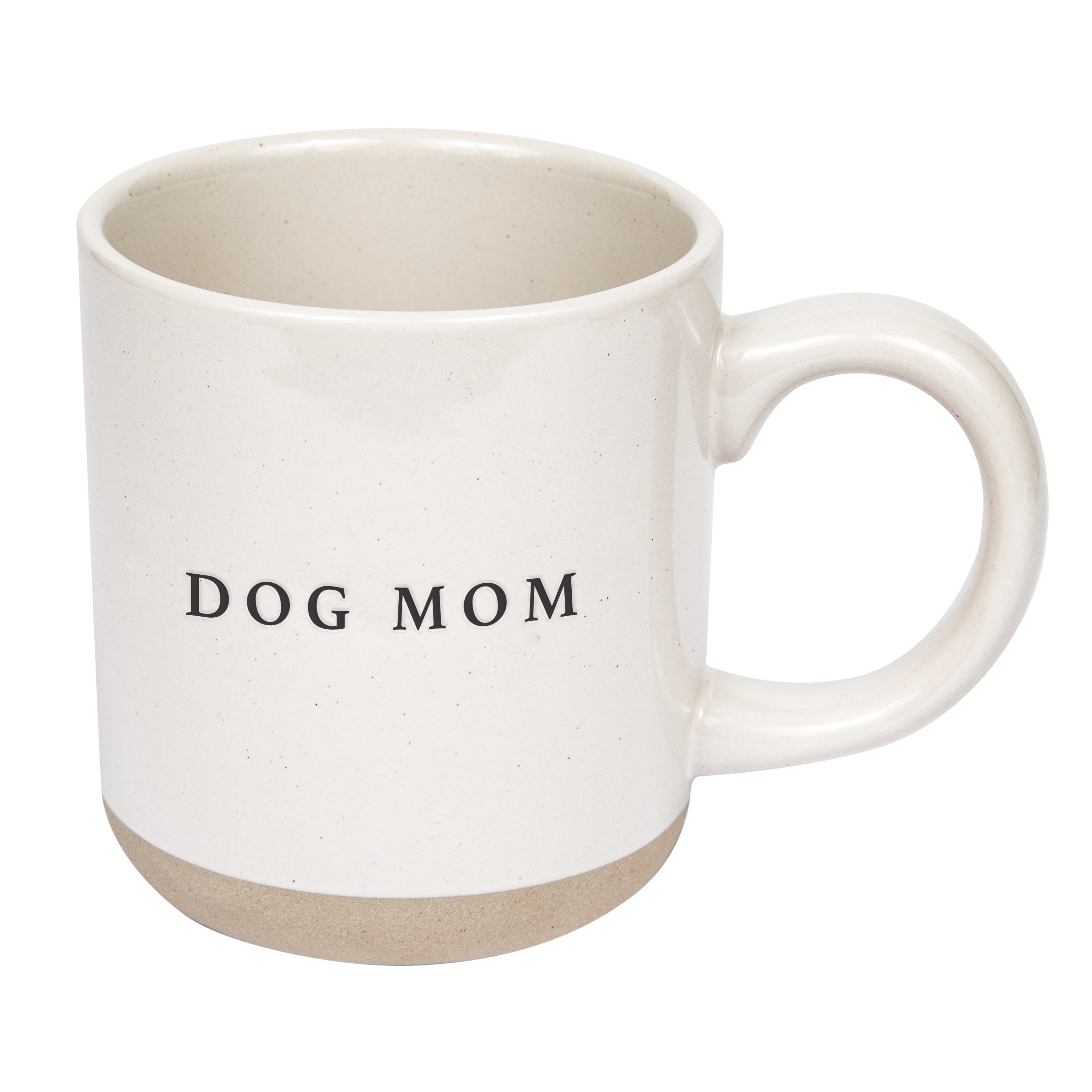 Dog Mom Stoneware Coffee Mug