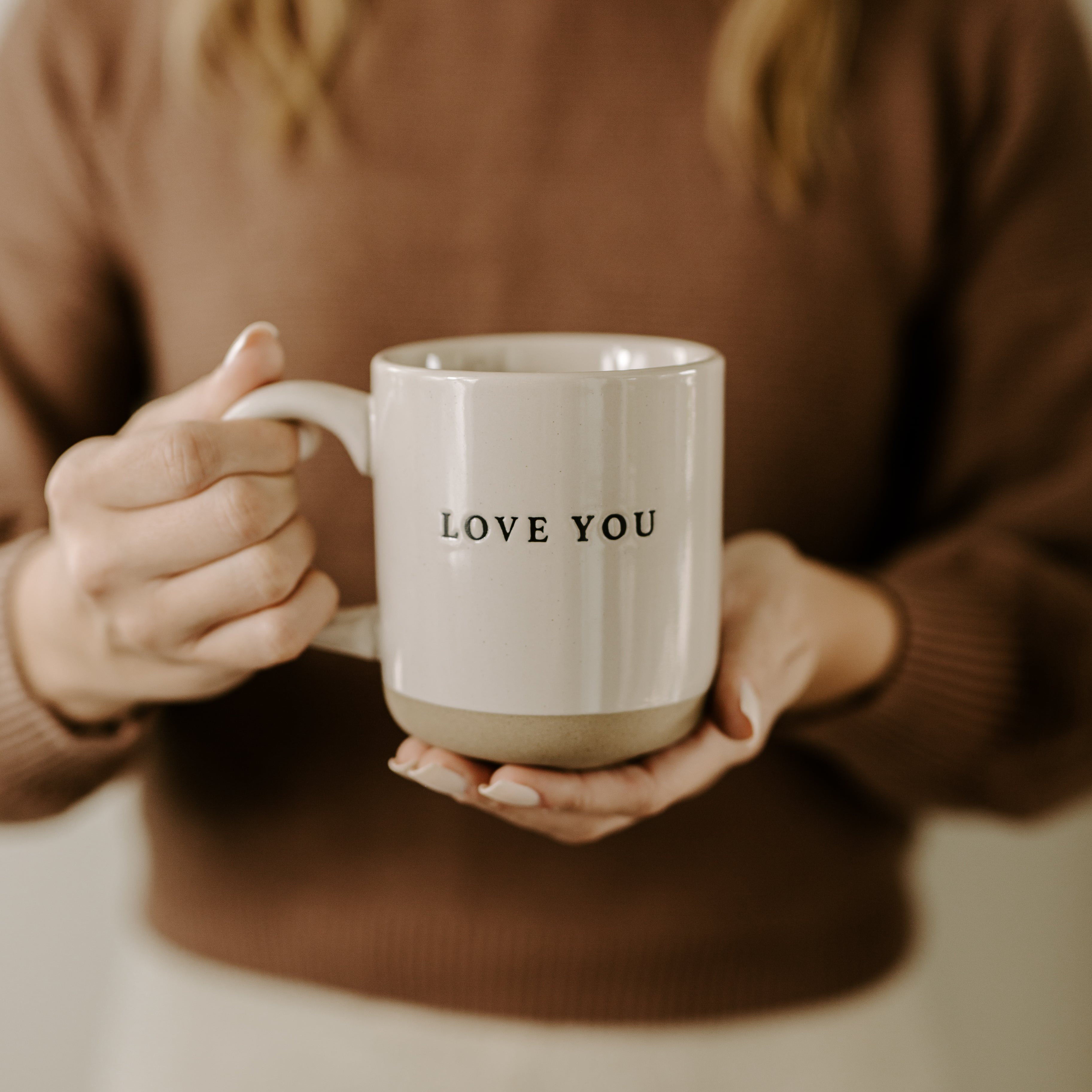 Love You Stoneware Coffee Mug