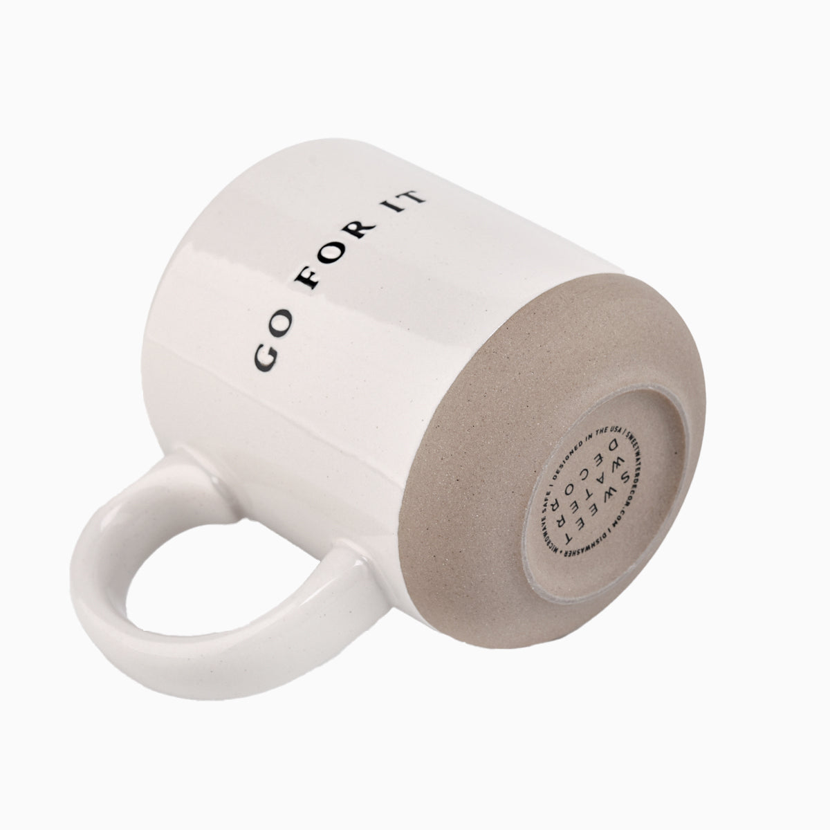 Go For It Stoneware Coffee Mug