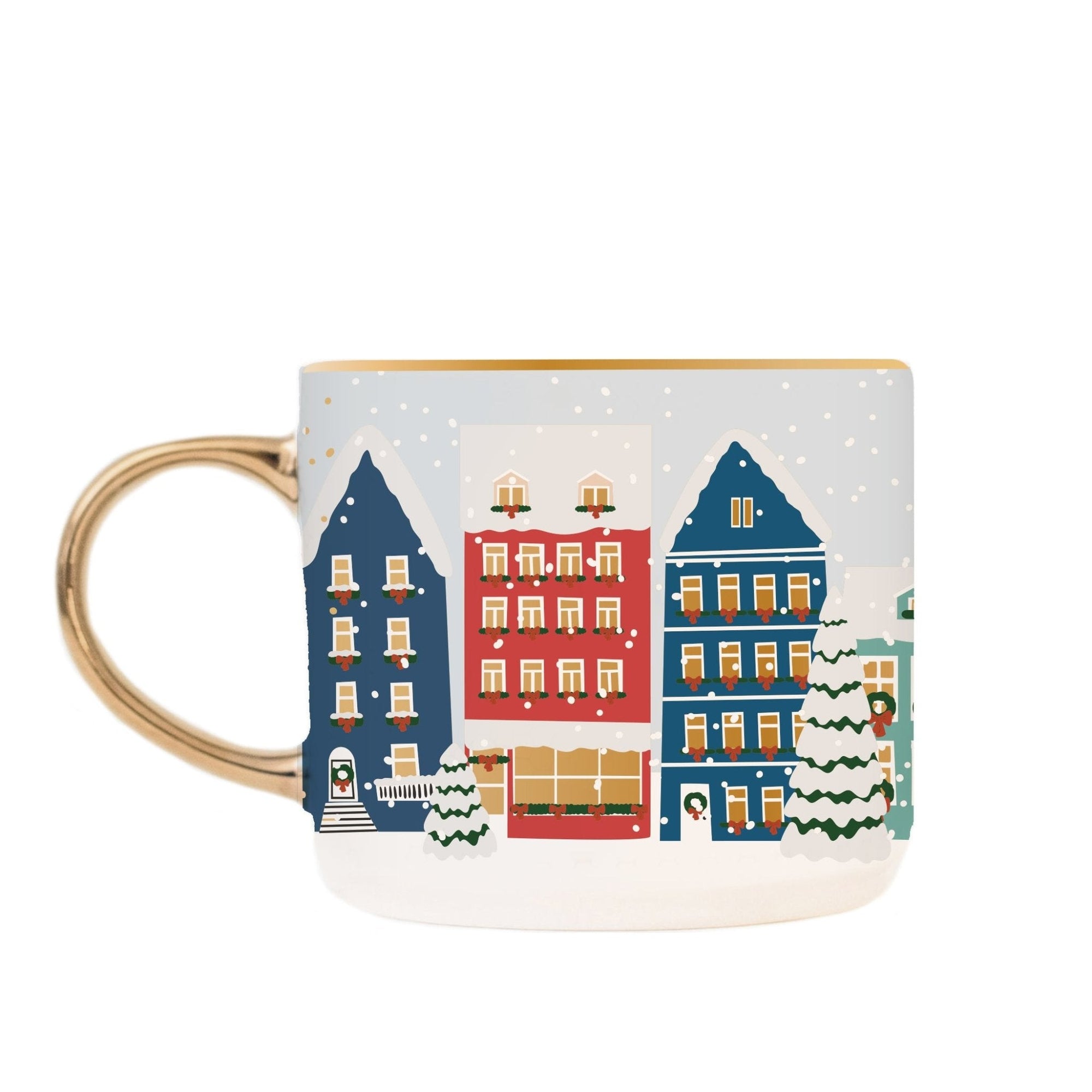 Christmas Village Coffee Mug 17oz.