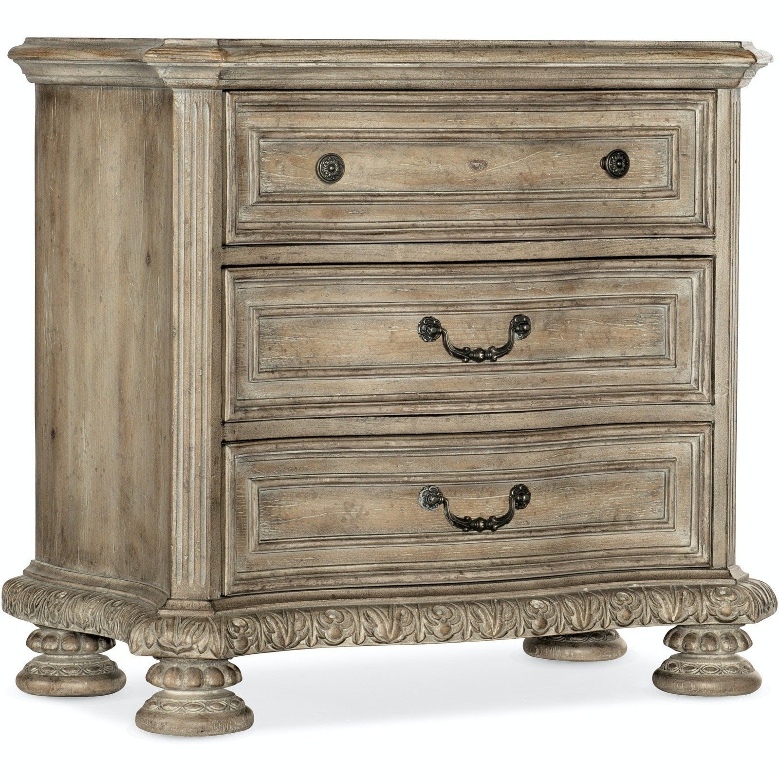 Castella Three Drawer Nightstand