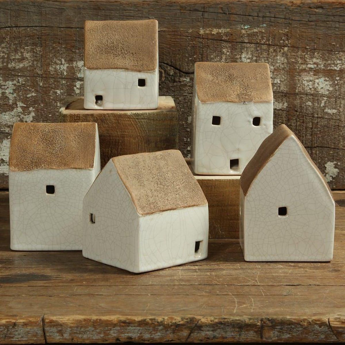 Ceramic Cottages Set