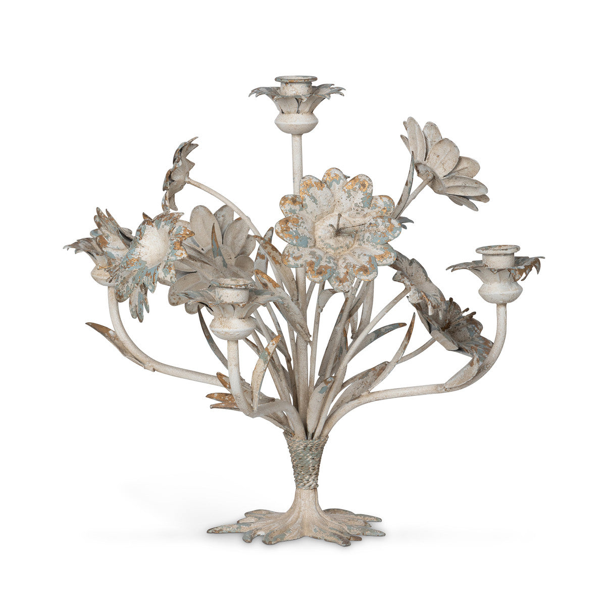 Bouquets de Fleurs Tabletop Candelabra