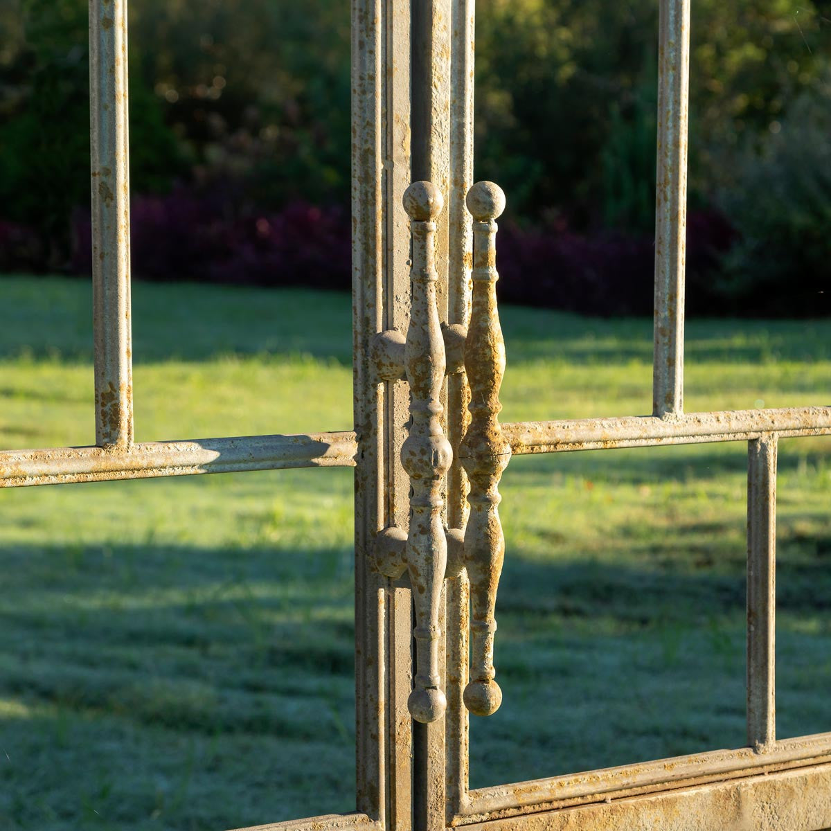 Aged Metal Conservatory Facade Framework