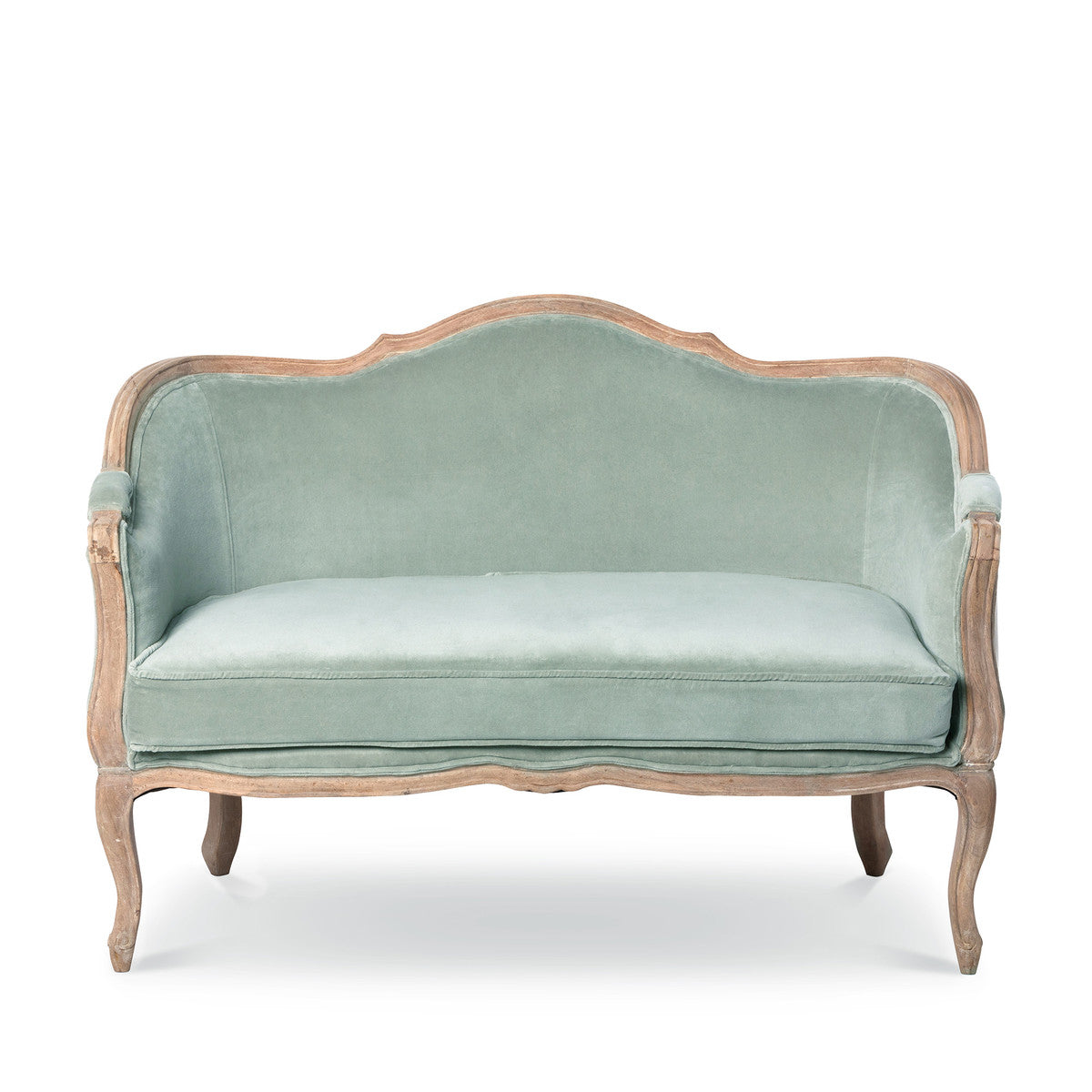 Philippe Velvet Upholstered Loveseat