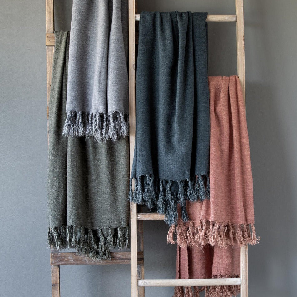 Washed Linen Throw