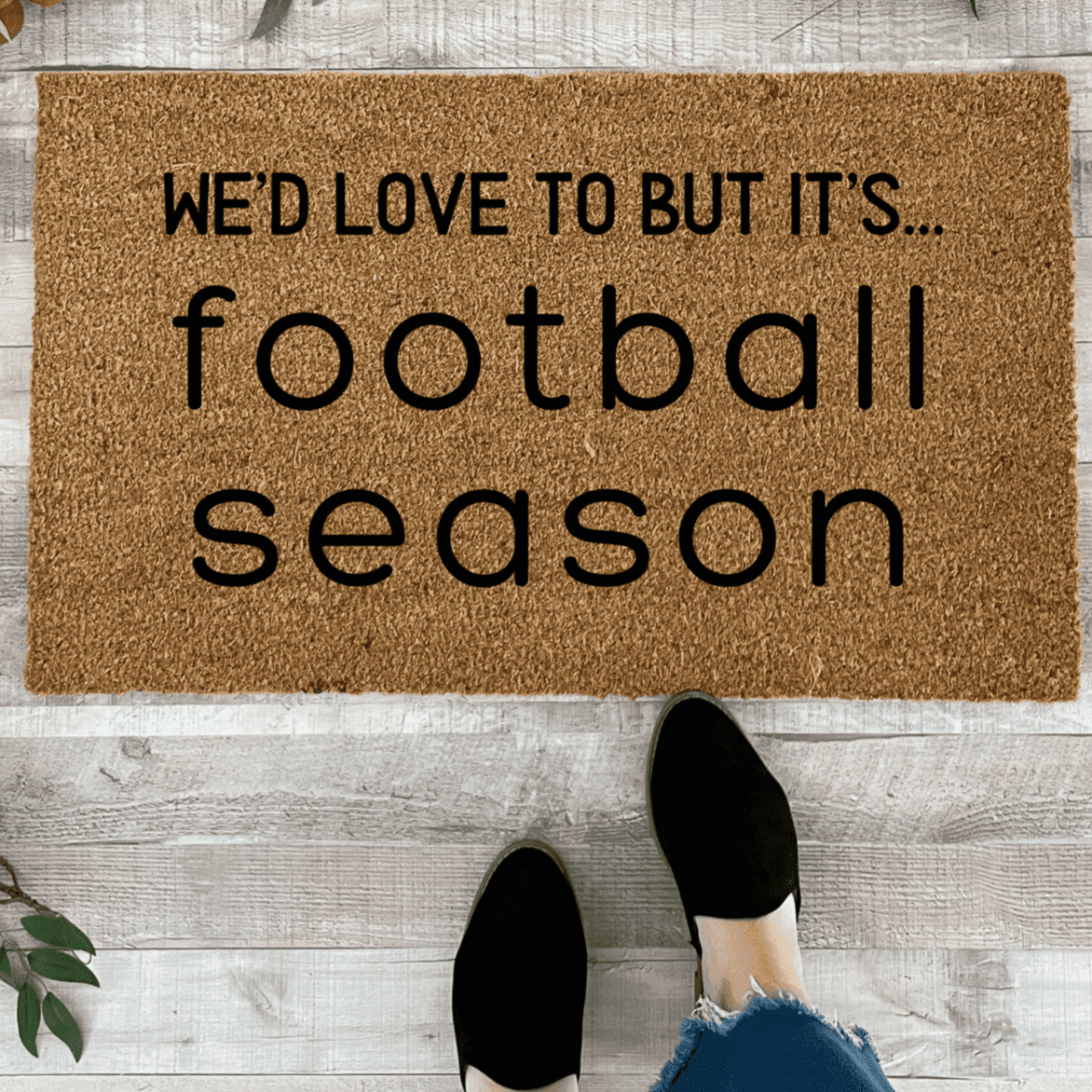 Funny Football Doormat