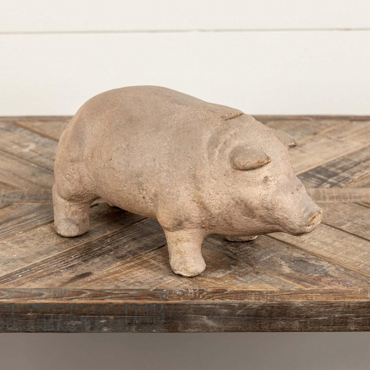 Rustic Resin Piggy Bank