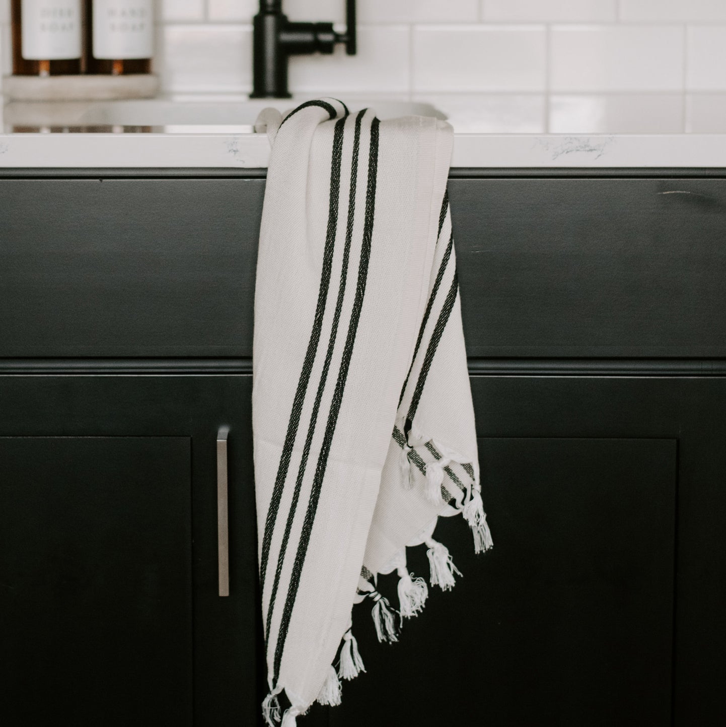 Jordan Three Stripe Turkish Cotton & Bamboo Hand Towel