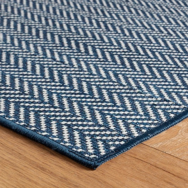 Herringbone Machine Washable Rug