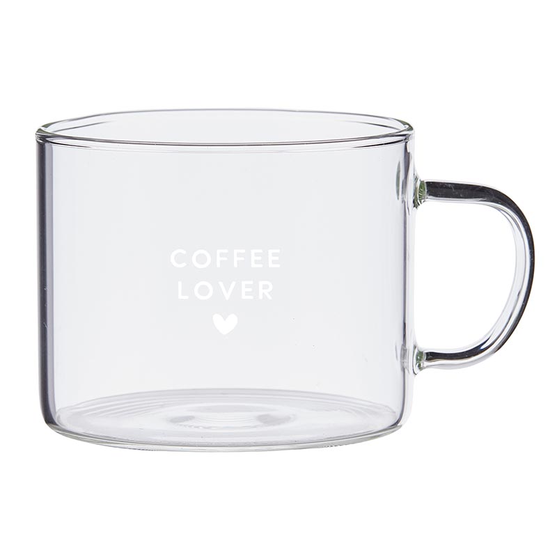 Coffee Lover Glass Mug Set