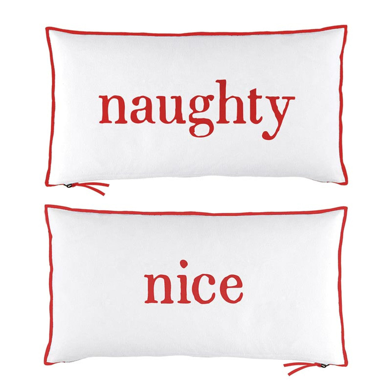 Naughty Nice Lumbar Pillow Set