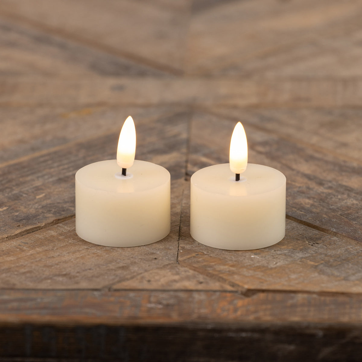 3D Flame Tealight Candles Set