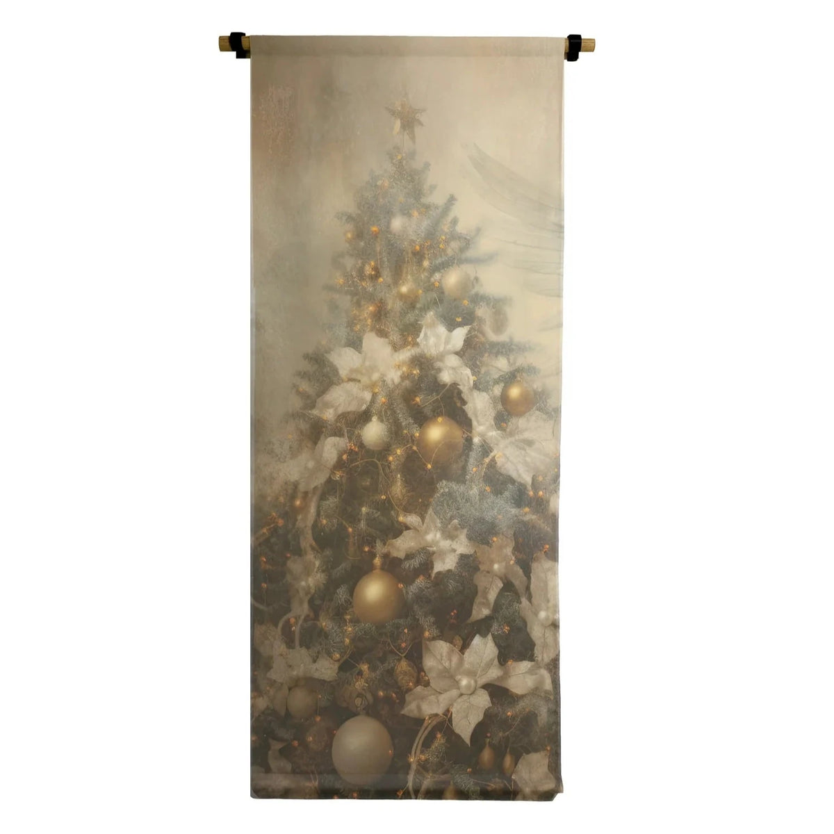 Christmas Tree Vertical Canvas Scroll