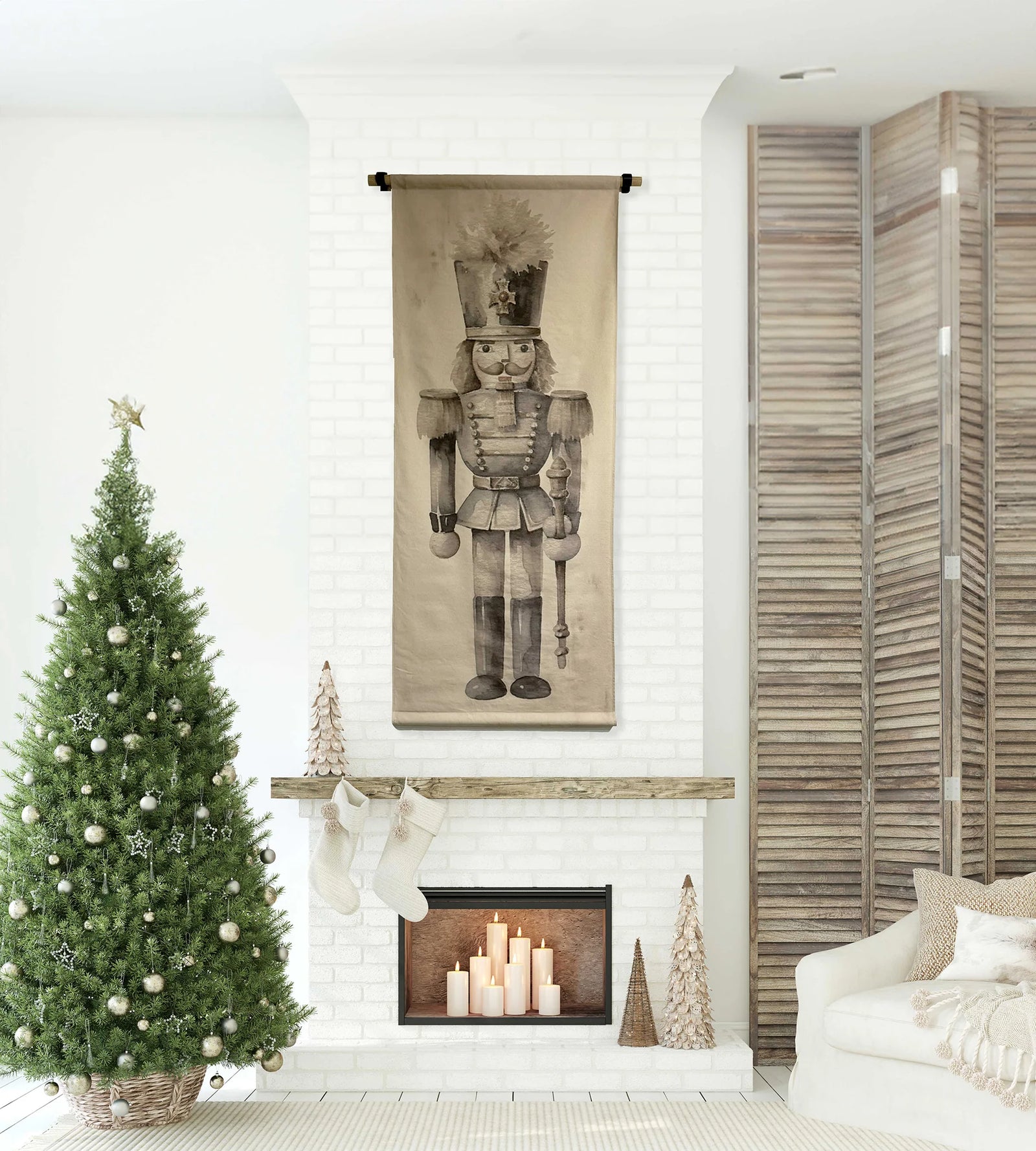 Nutcracker Vertical Canvas Scroll