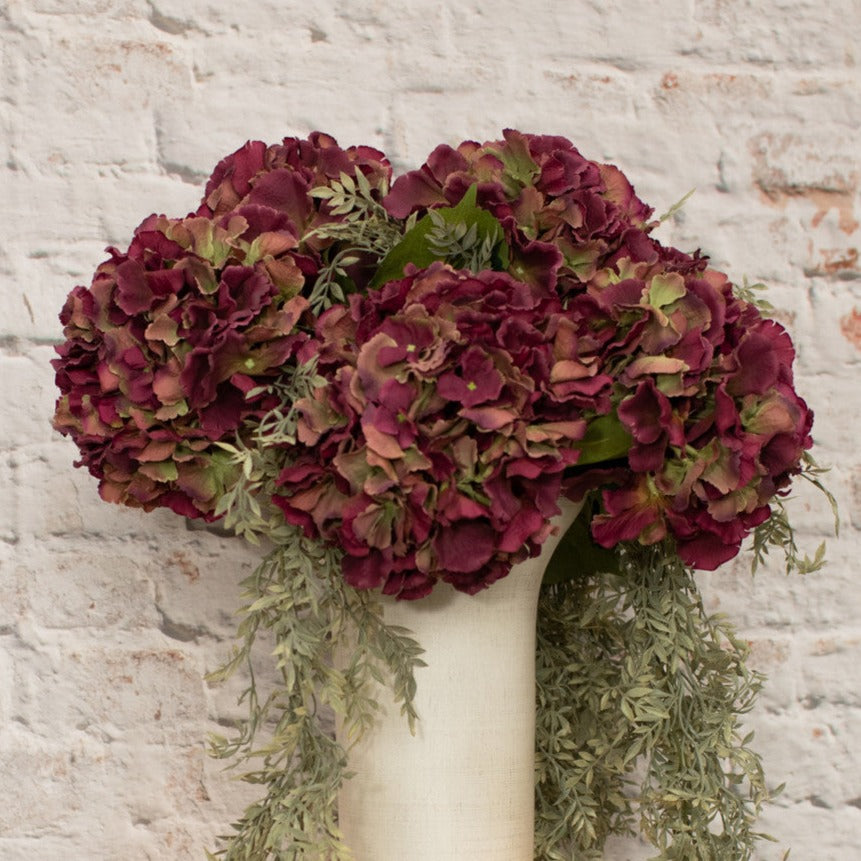 Burgundy Hydrangea Stem